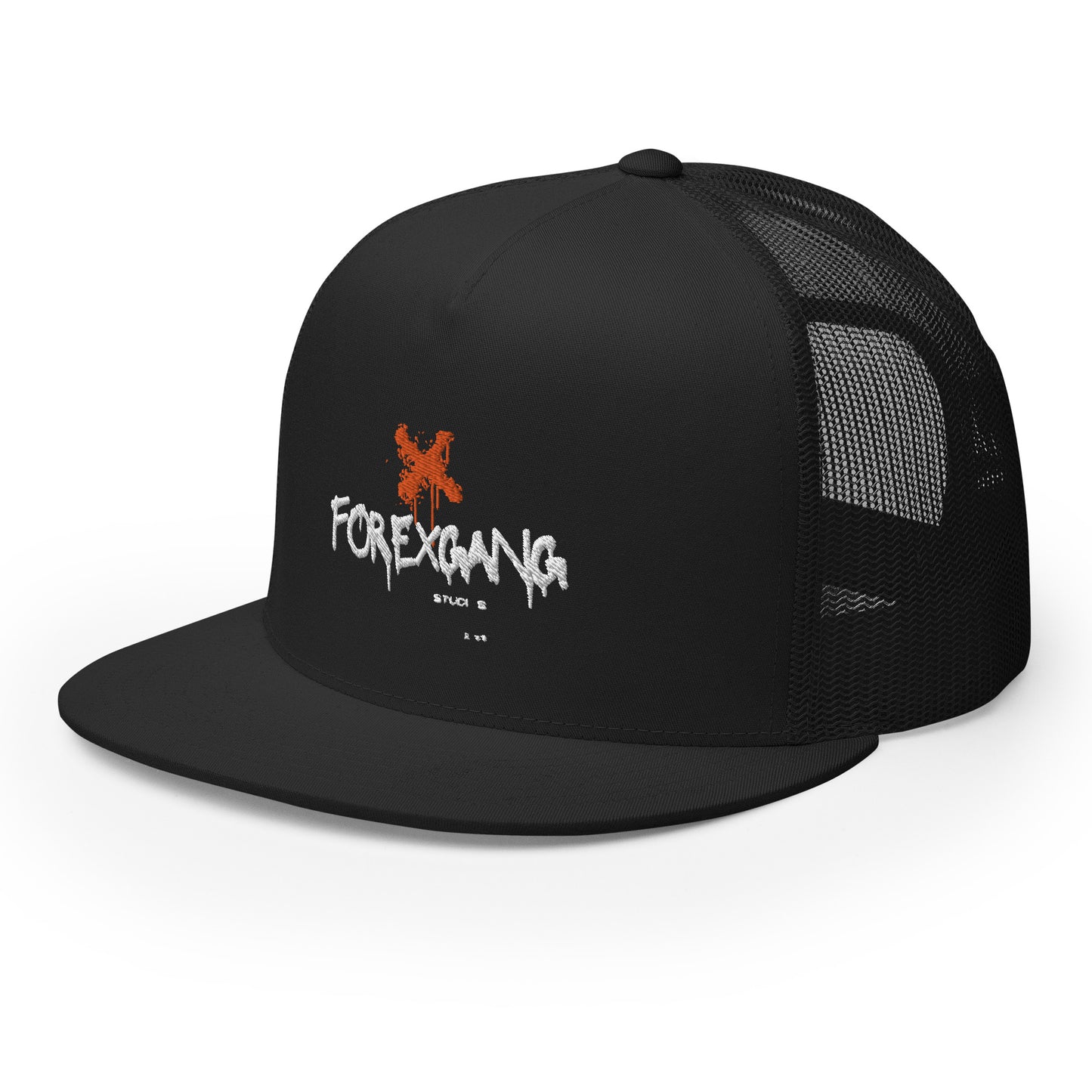 FOREXGANG X Graffiti Cross Cap Black/Black