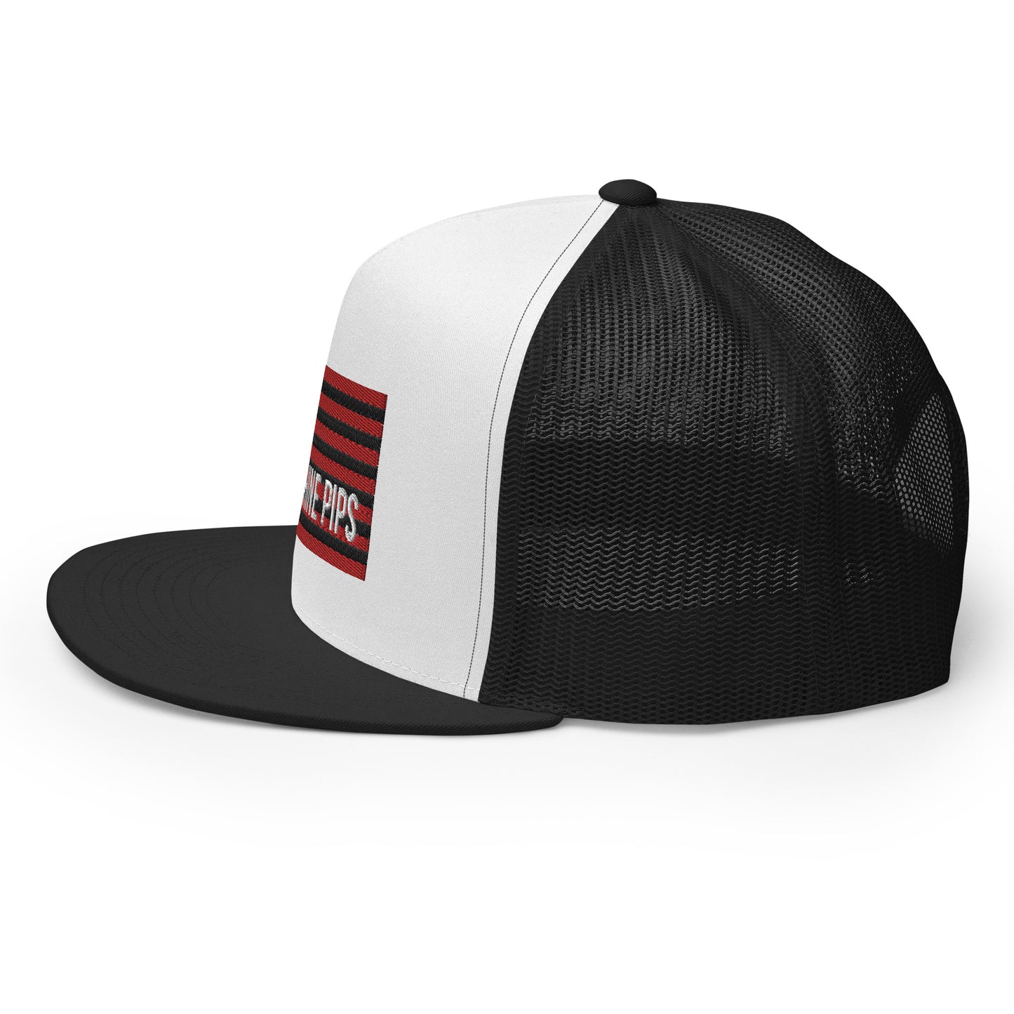 MACHINE PIPS Trucker Cap BLACK/WHITE