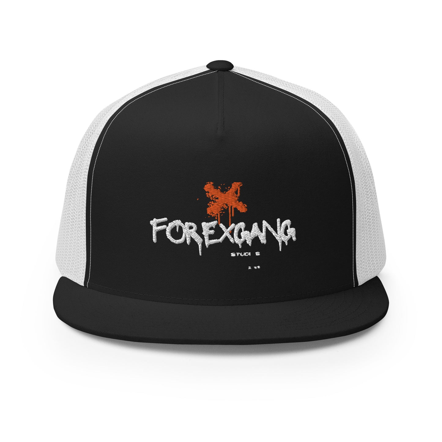 FOREXGANG X Graffiti Cross Cap Black/ White