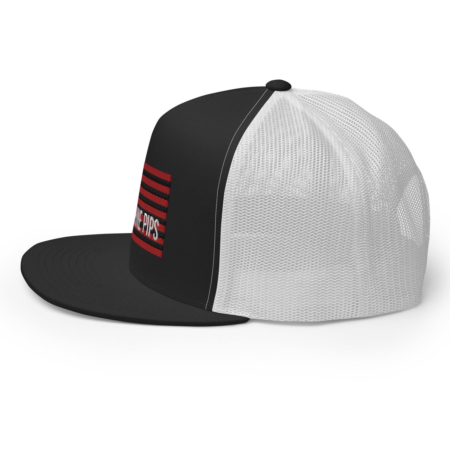 MACHINE PIPS Trucker Cap BLAK/WHITE