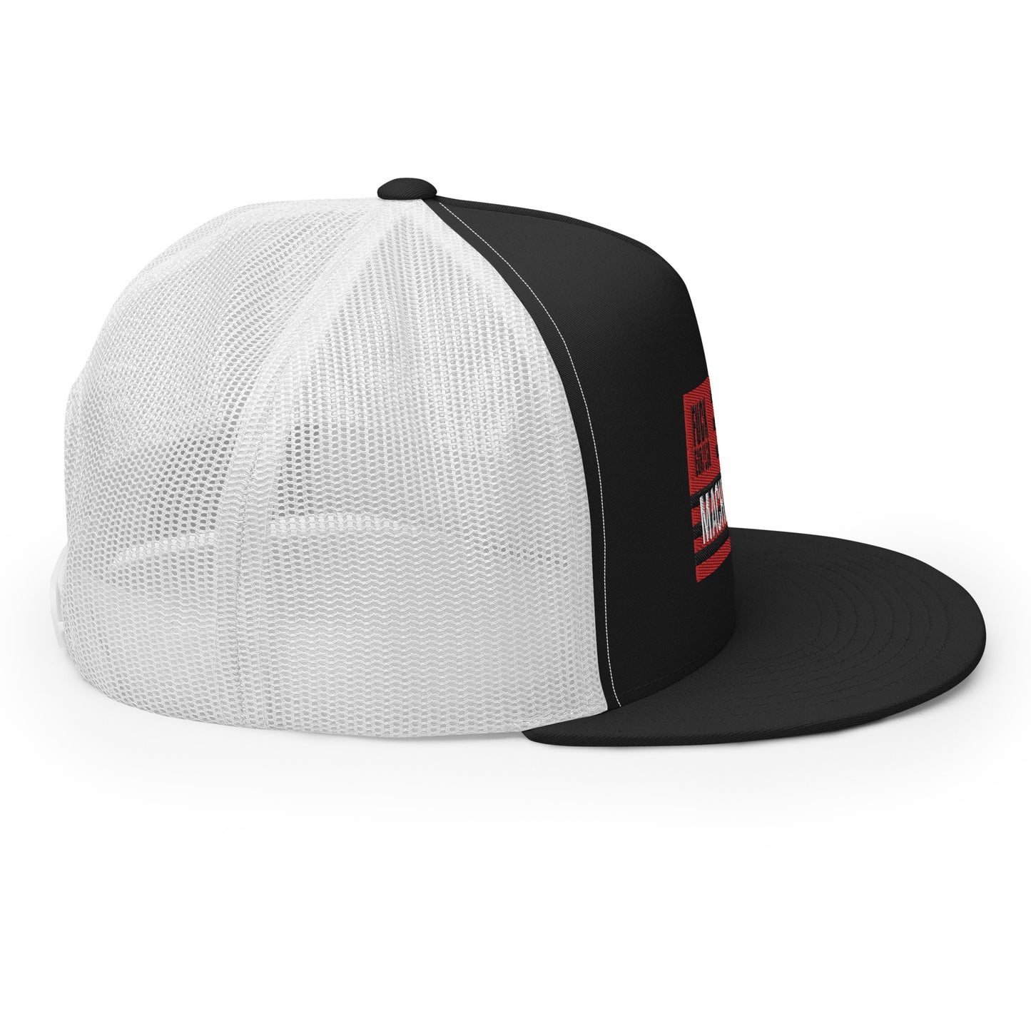 MACHINE PIPS Trucker Cap BLAK/WHITE