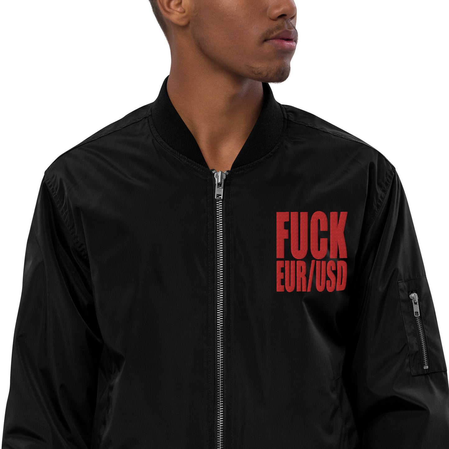 FUCK EURUSD bomber jacket