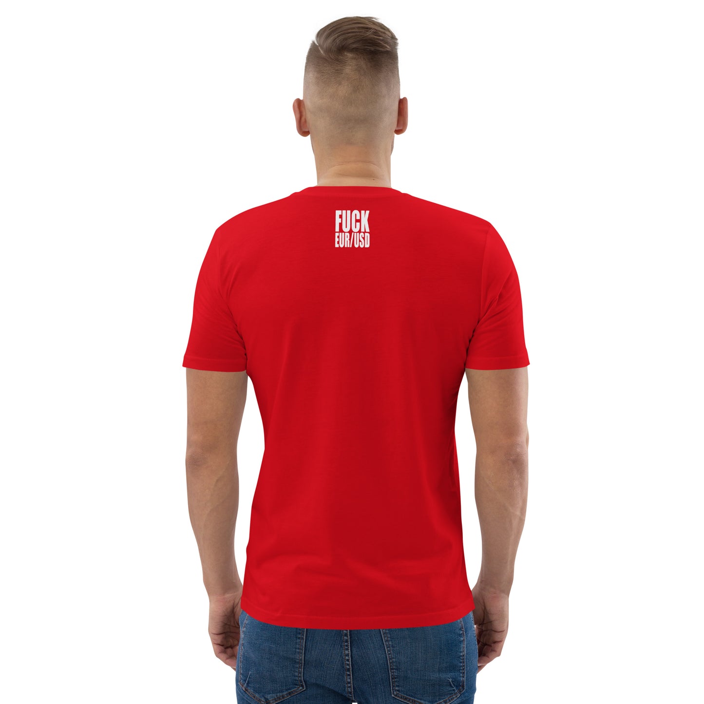 FUCK THE MARKET t-shirt RED