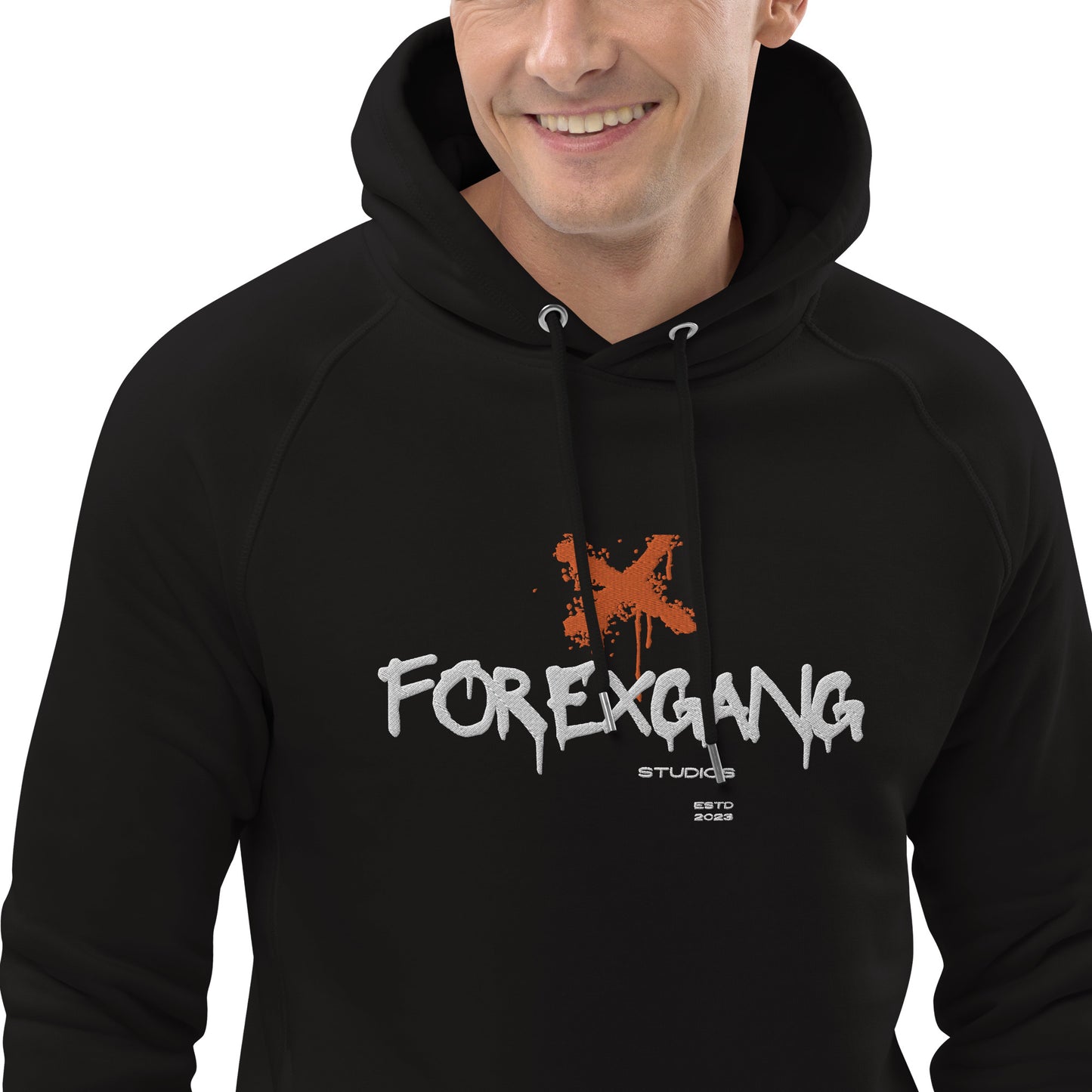 FOREXGANG X Graffiti Cross hoodie Black