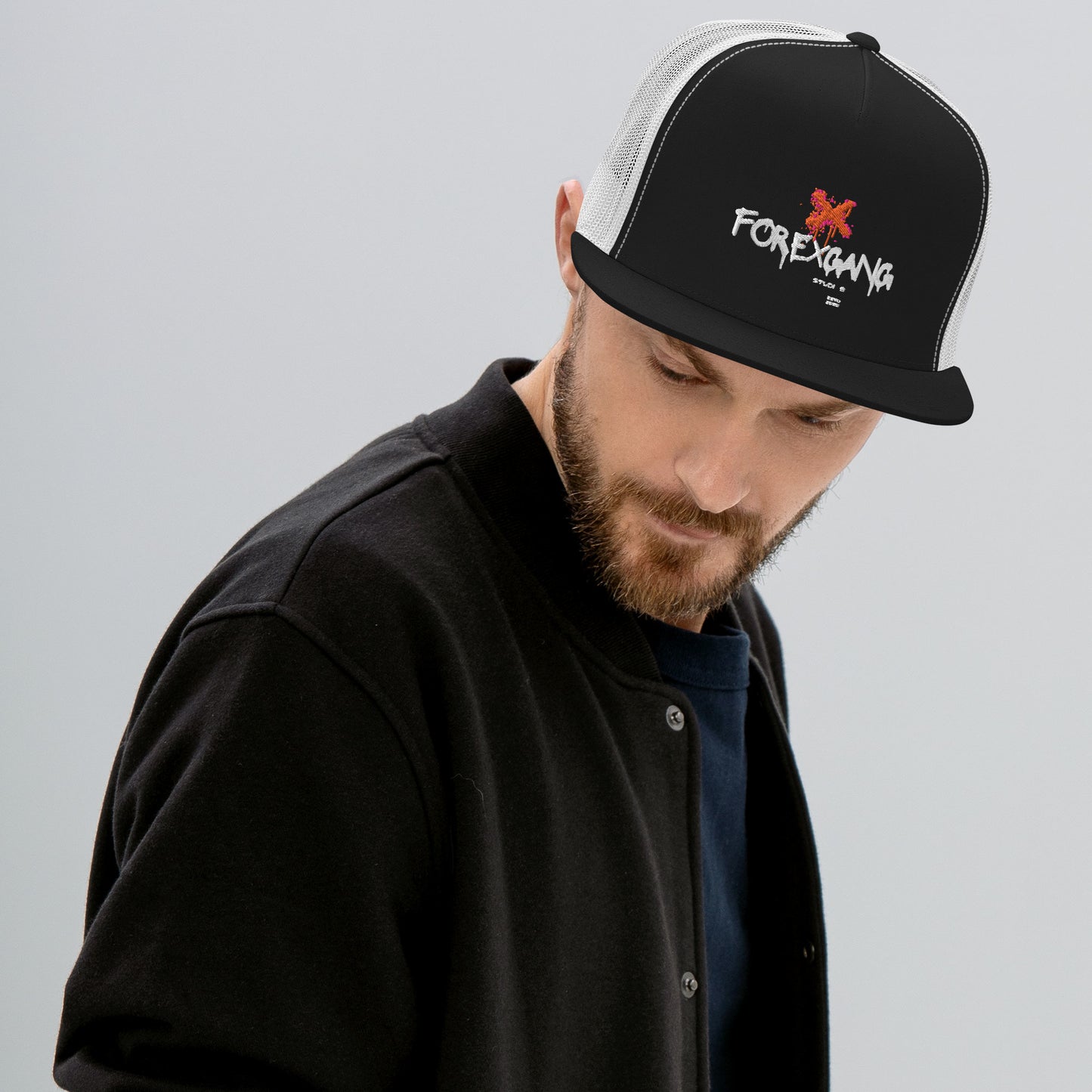 FOREXGANG X Graffiti Cross Cap Black/ White