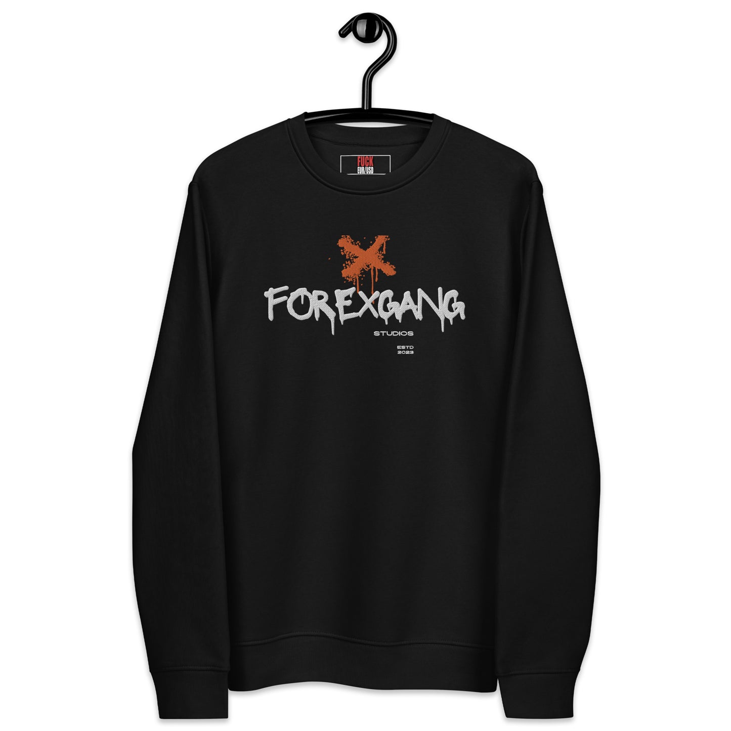 FOREXGANG X Graffiti Cross sweatshirt Black