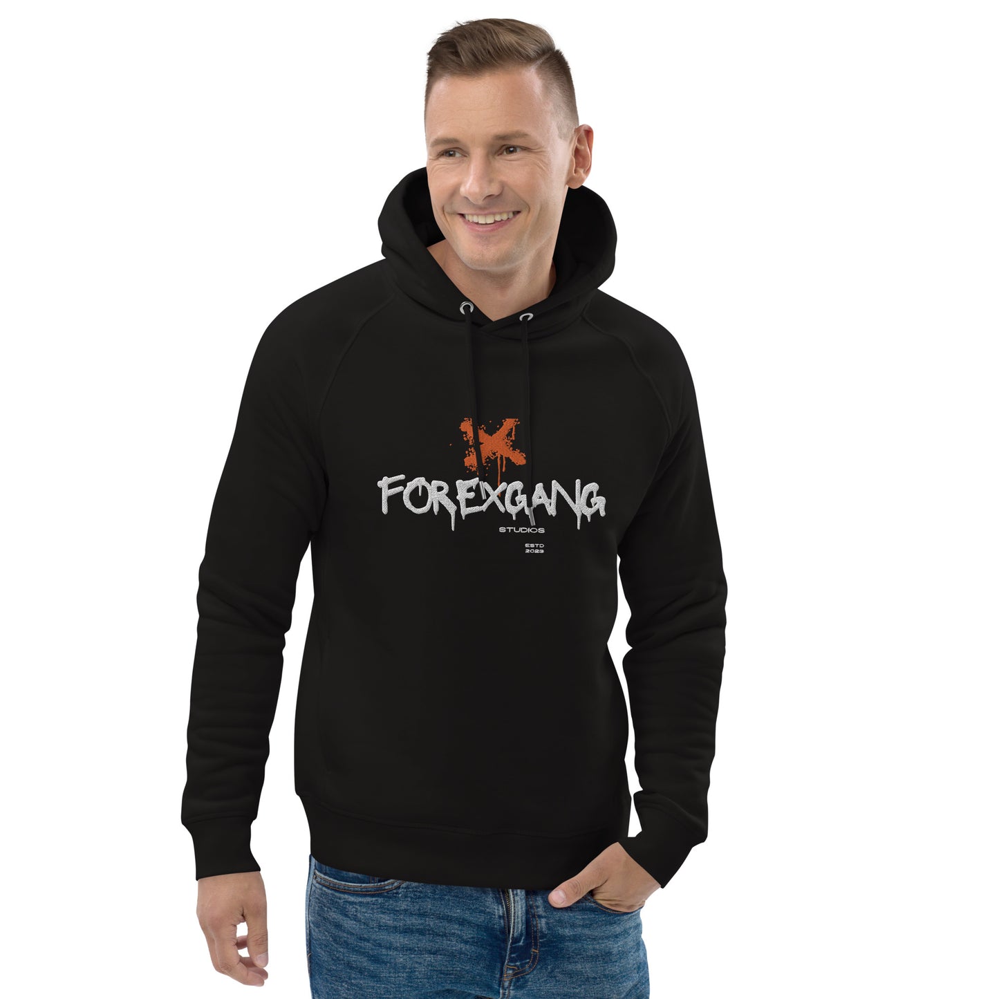 FOREXGANG X Graffiti Cross hoodie Black