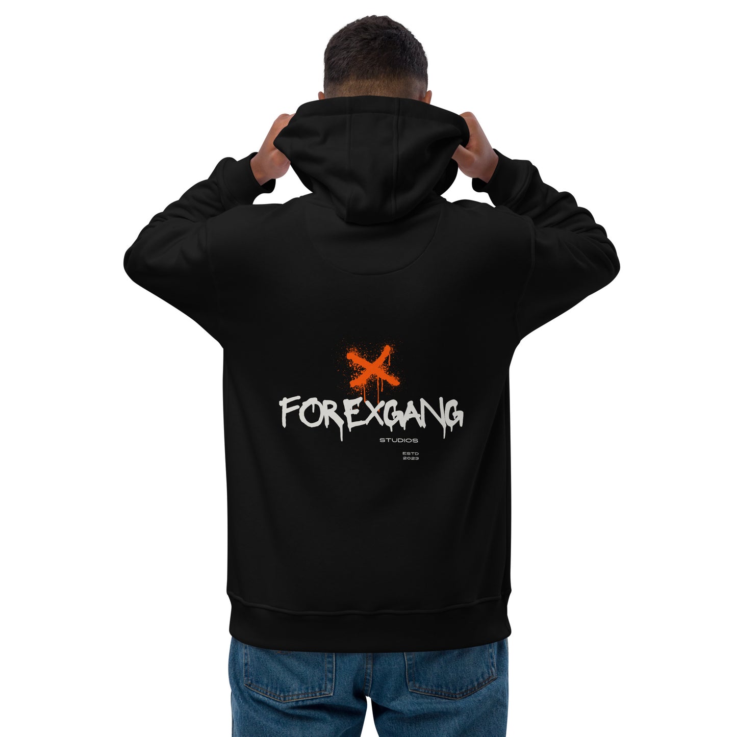 FOREXGANG X Graffiti Cross HOODIES Black