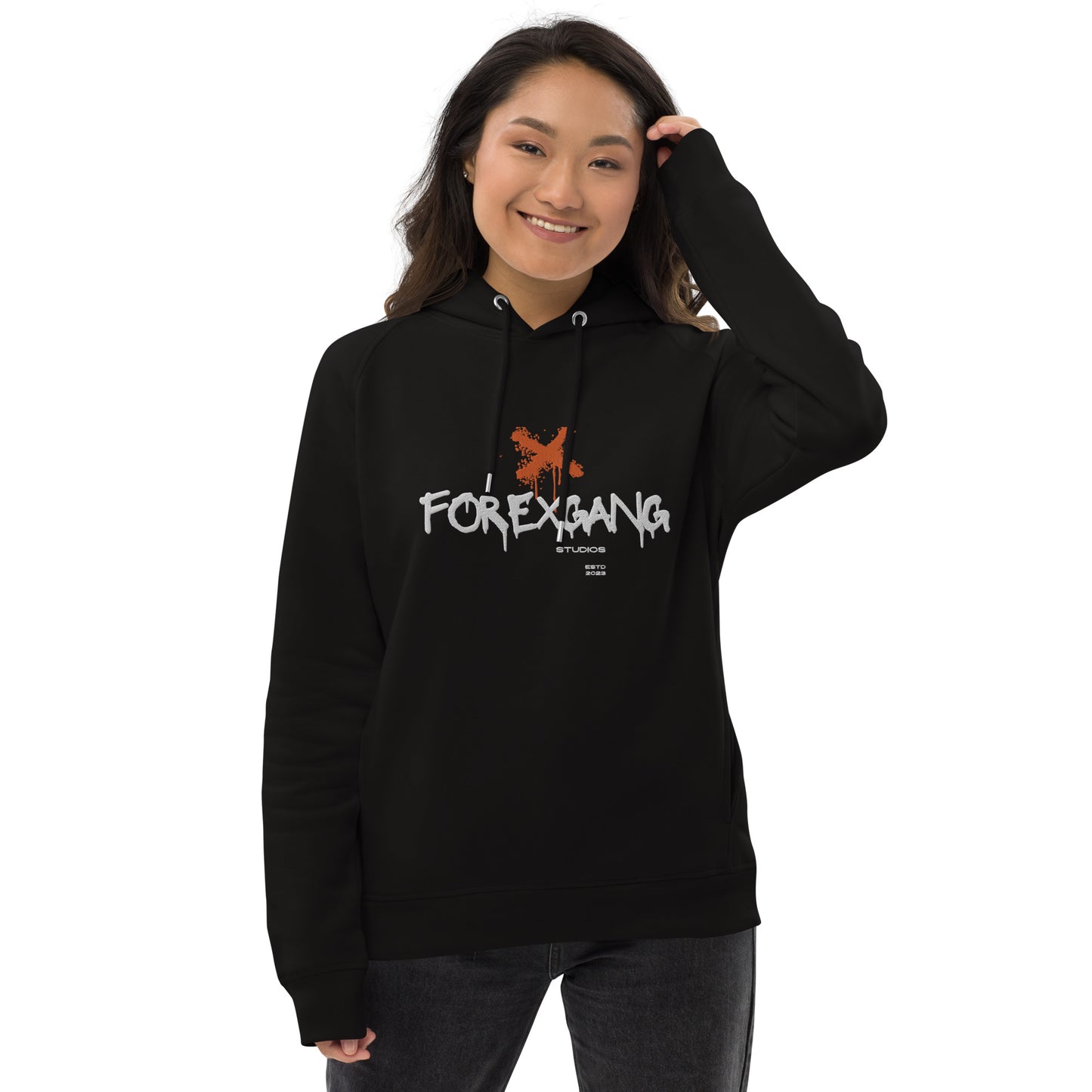 FOREXGANG X Graffiti Cross hoodie Black