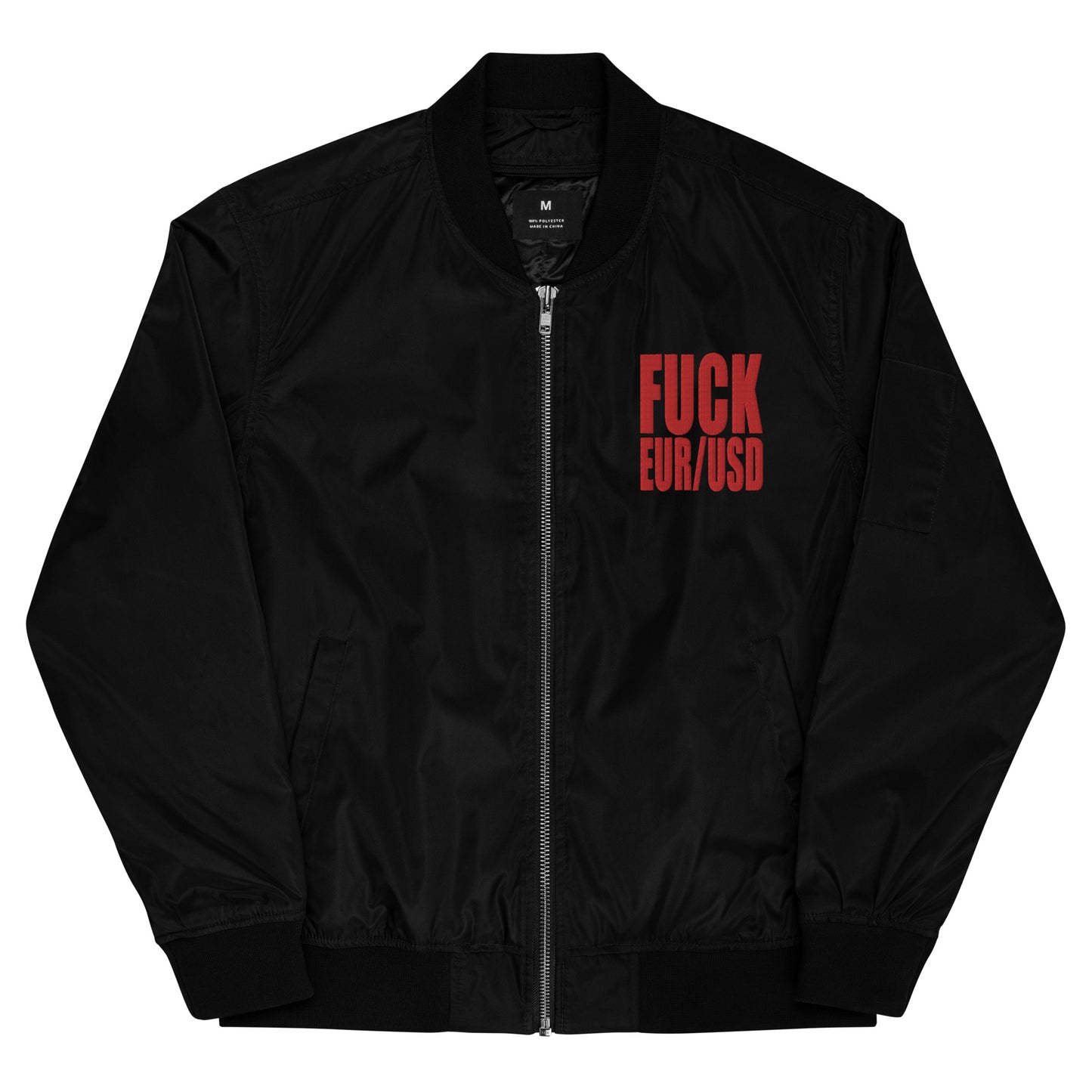 FUCK EURUSD bomber jacket