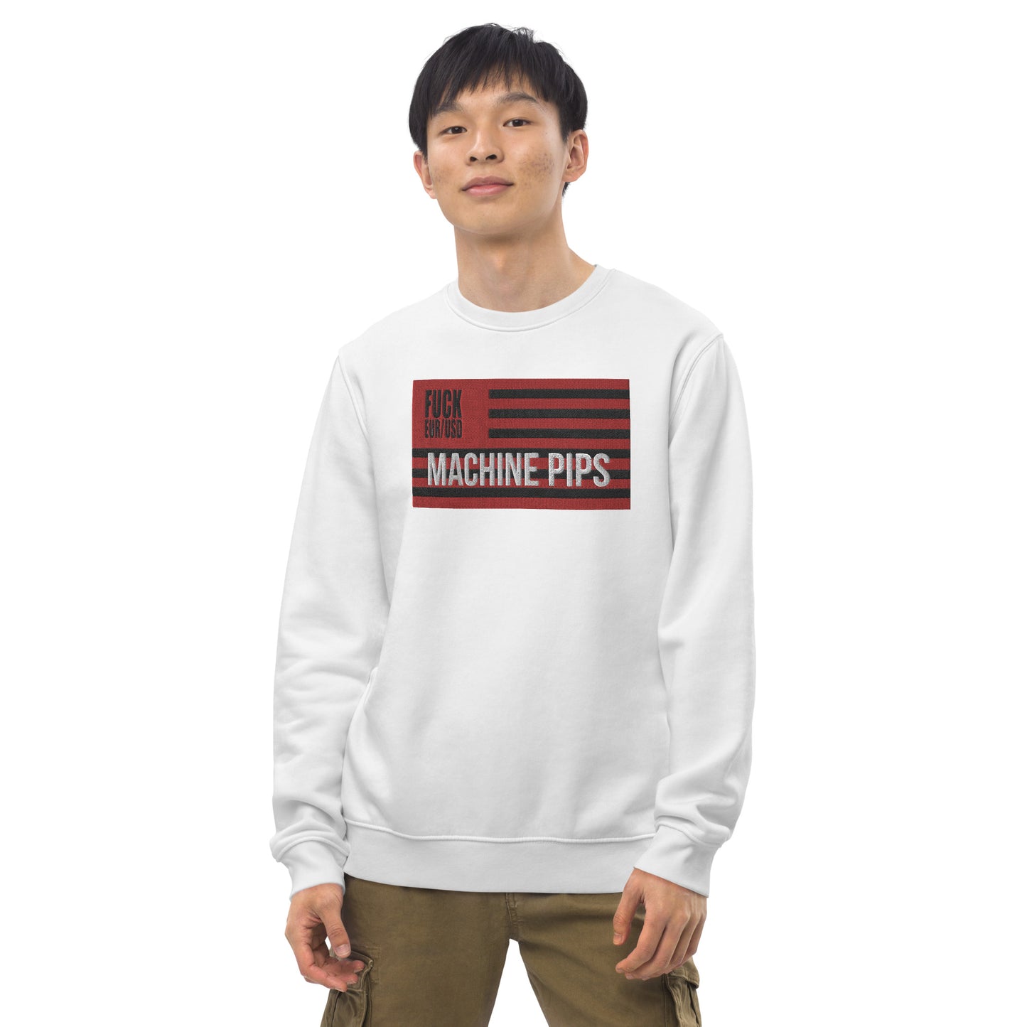 MACHINE PIPS sweatshirt WHITE