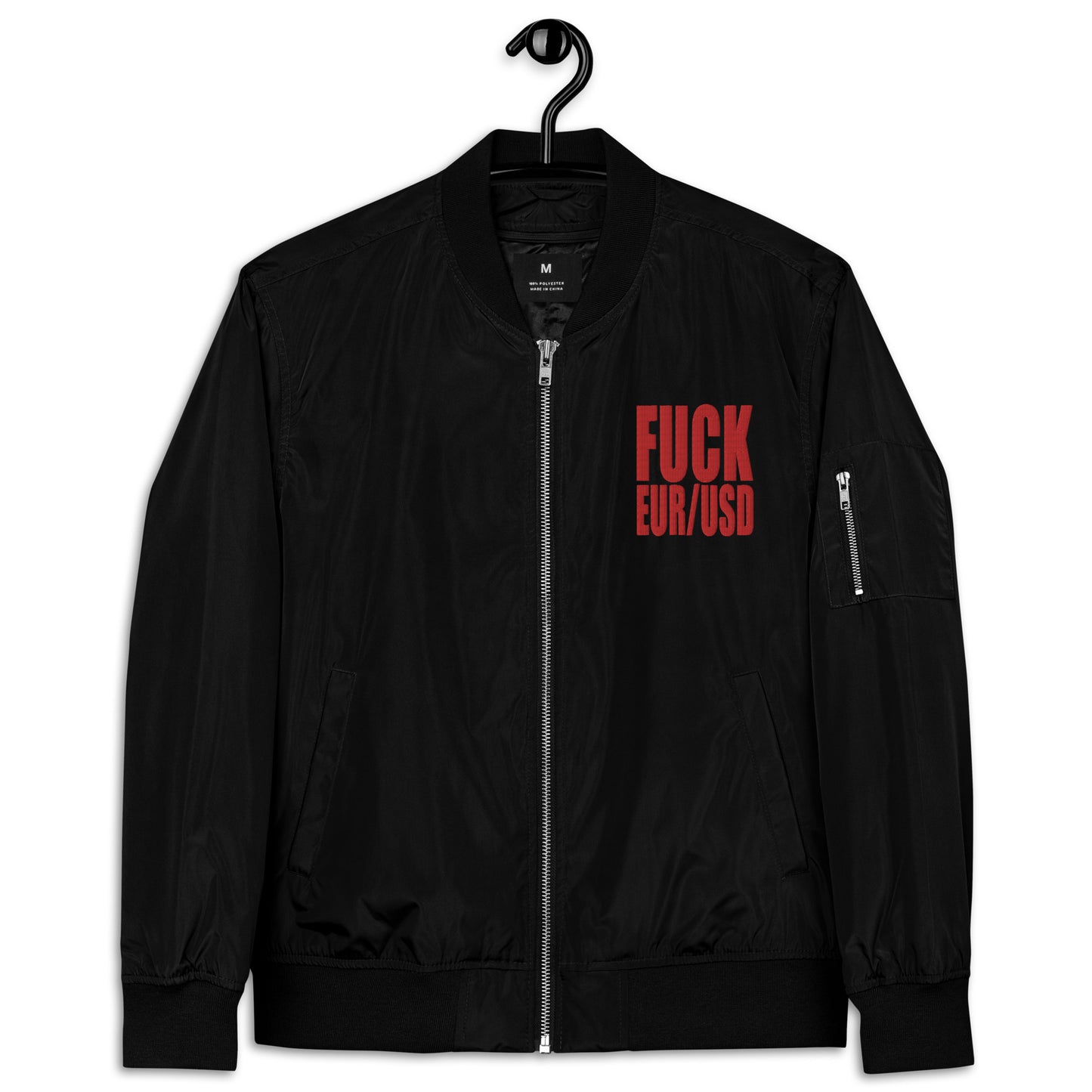 FUCK EURUSD bomber jacket