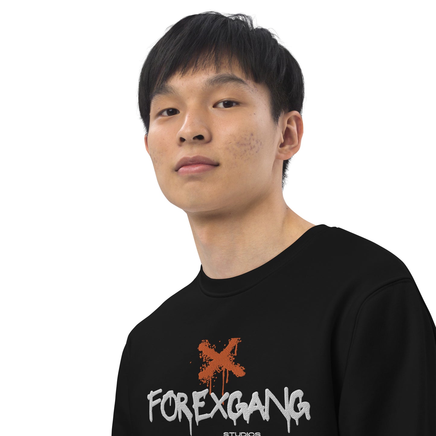 FOREXGANG X Graffiti Cross sweatshirt Black