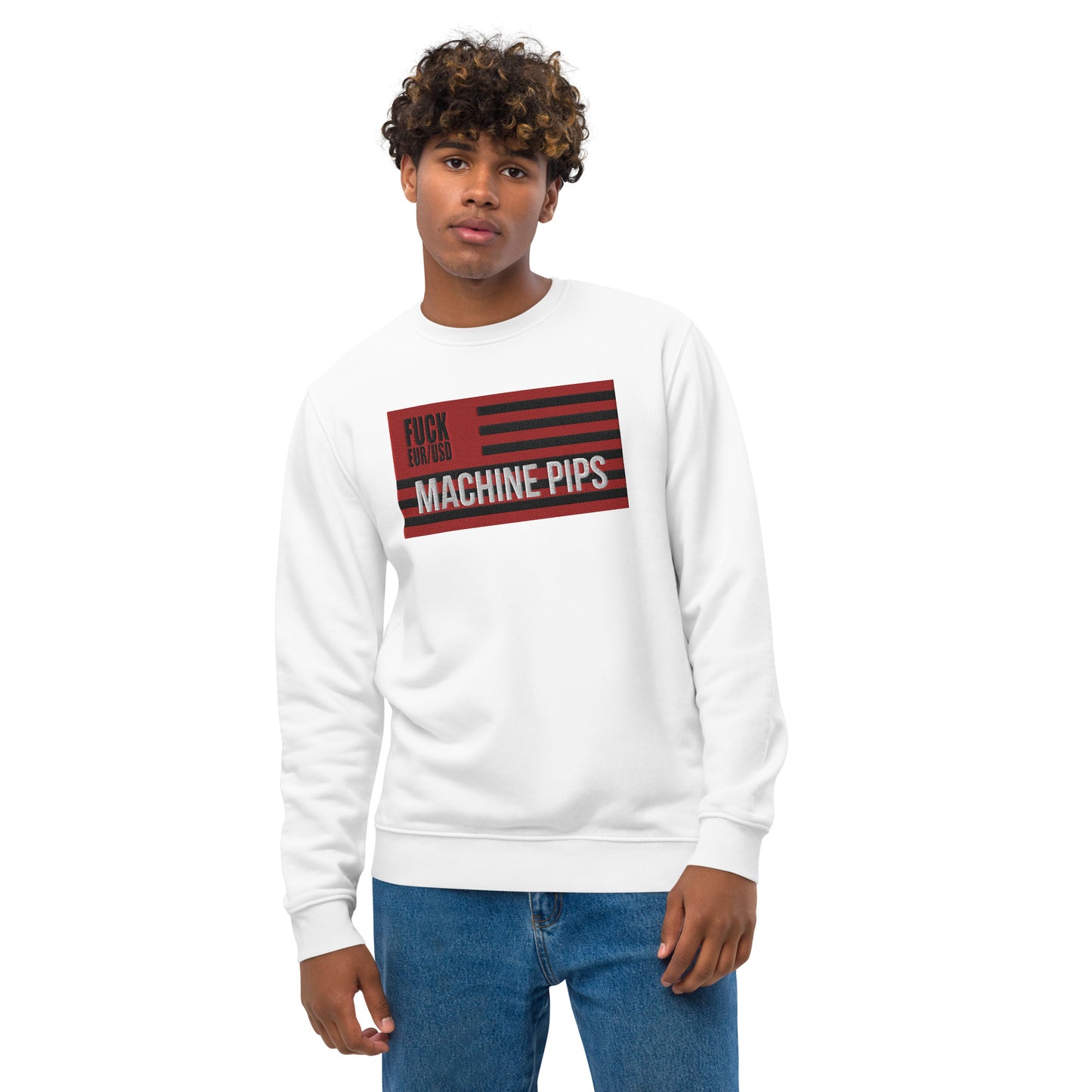 MACHINE PIPS sweatshirt WHITE