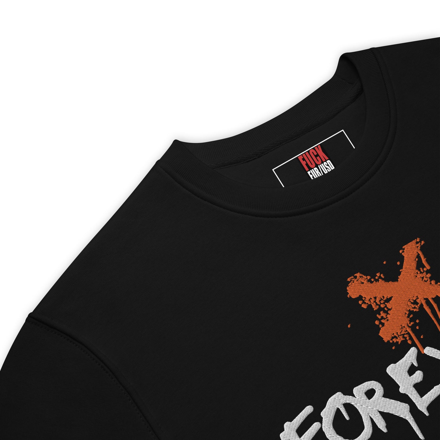 FOREXGANG X Graffiti Cross sweatshirt Black