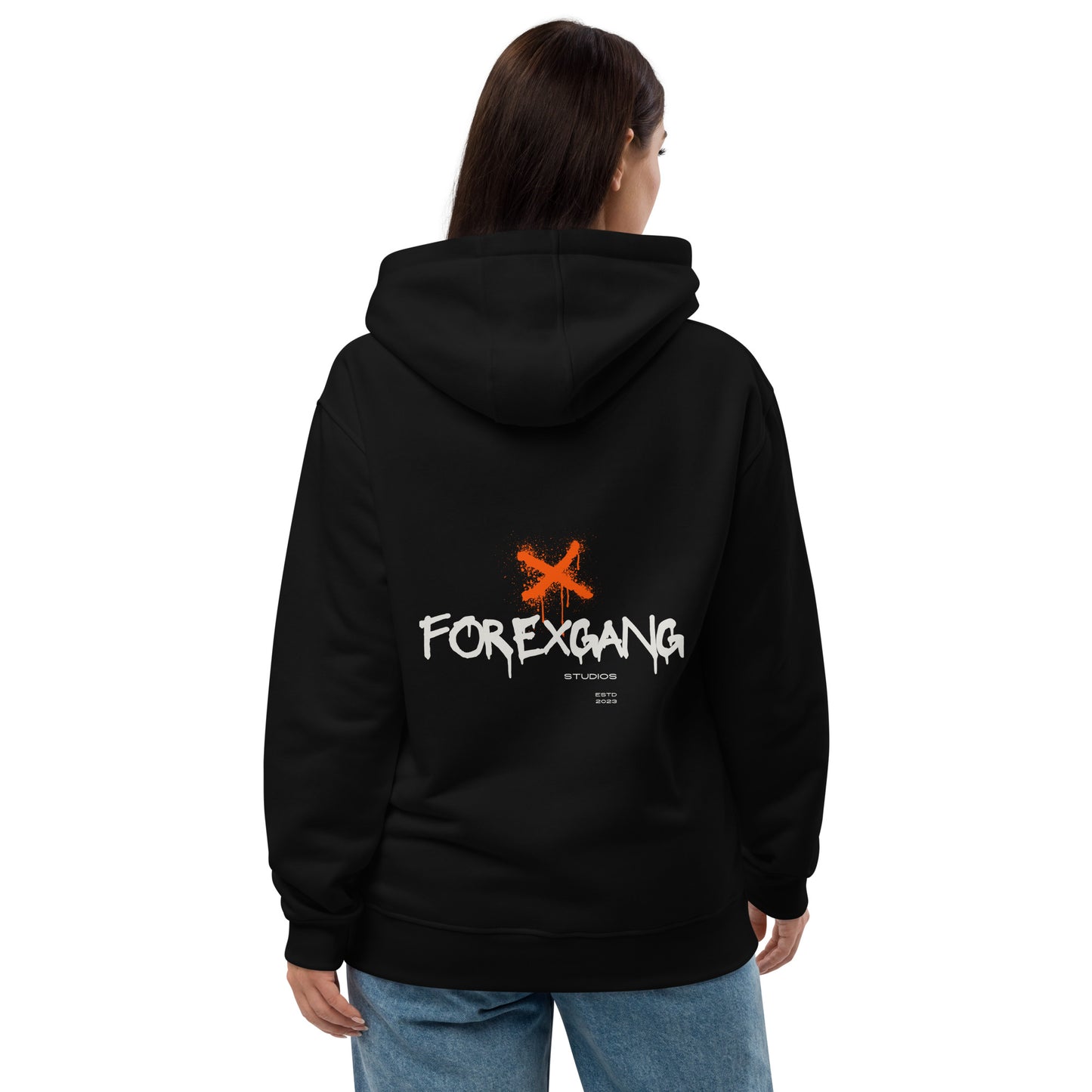 FOREXGANG X Graffiti Cross HOODIES Black