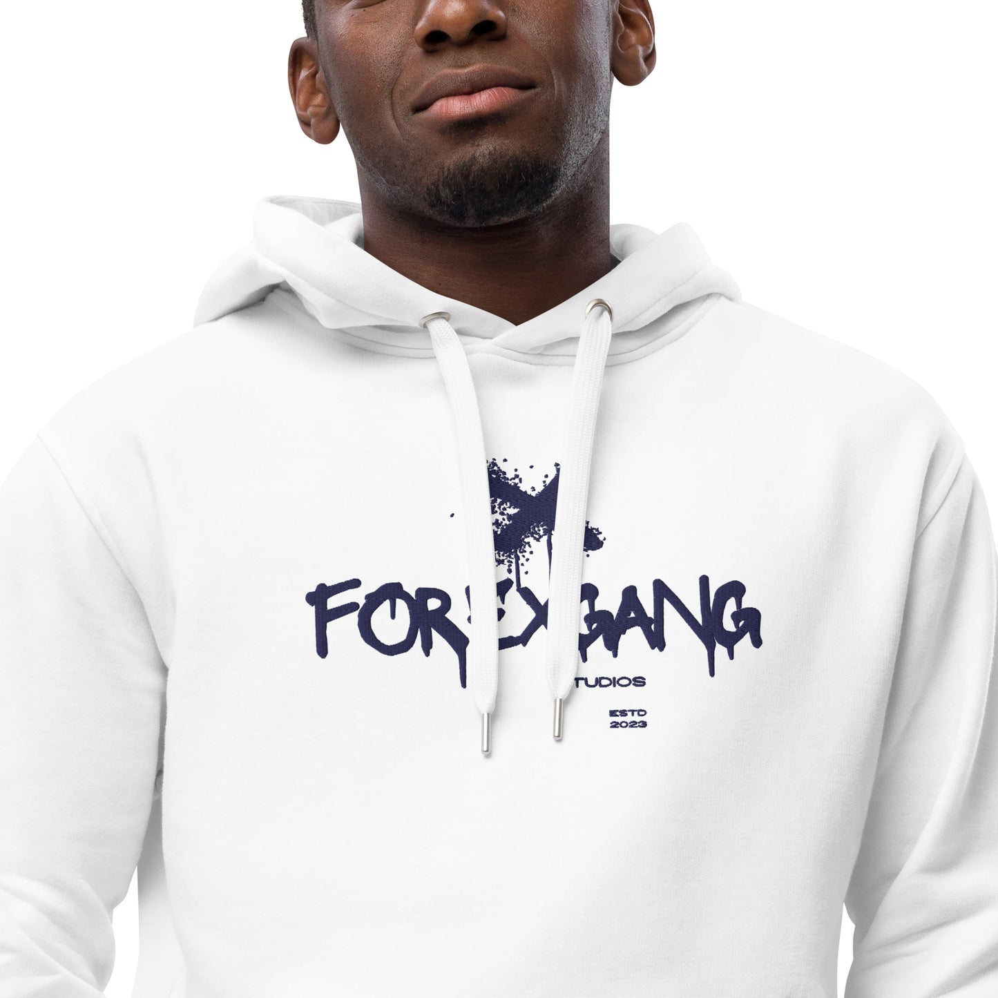 FOREXGANG X Graffiti Cross hoodie white