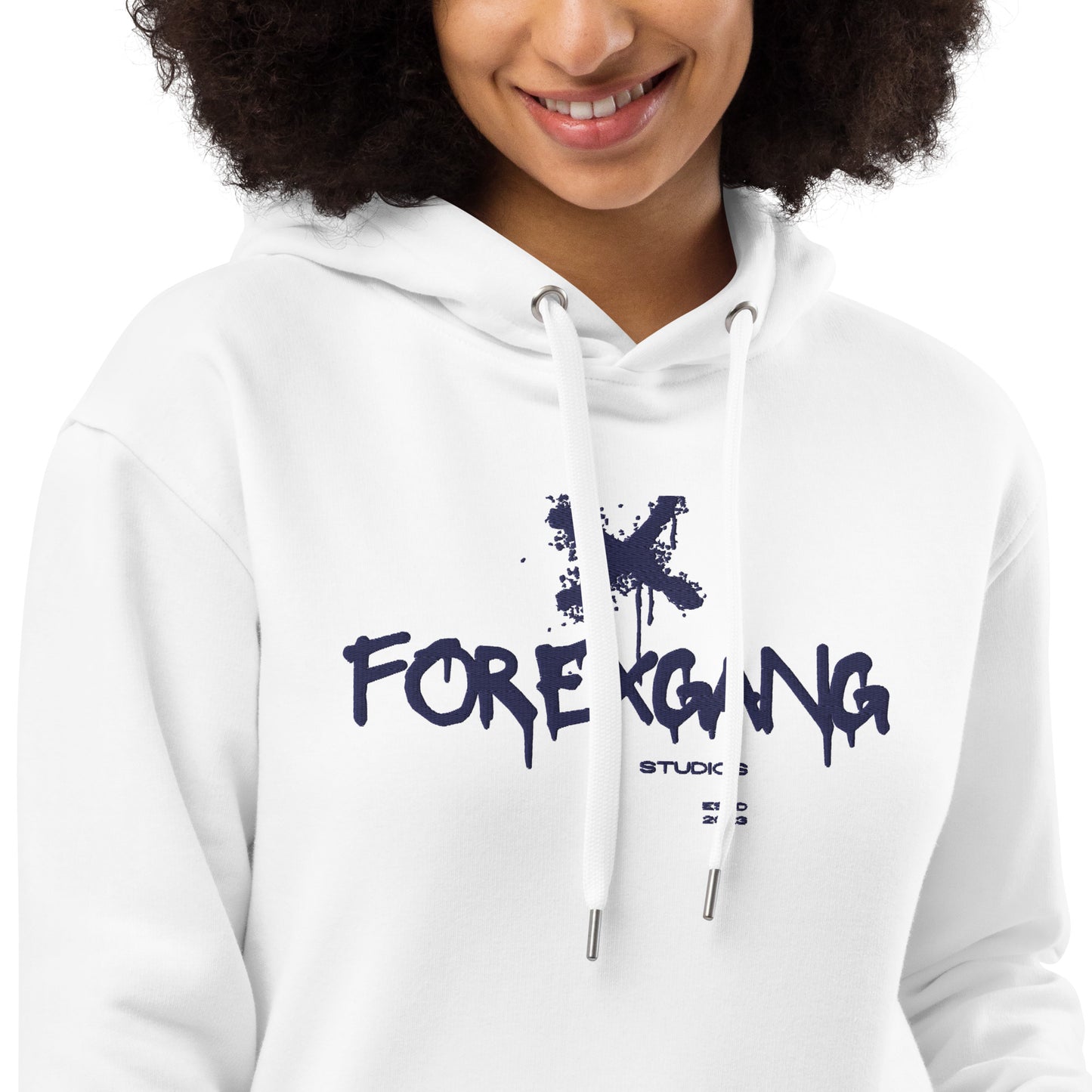 FOREXGANG X Graffiti Cross hoodie white