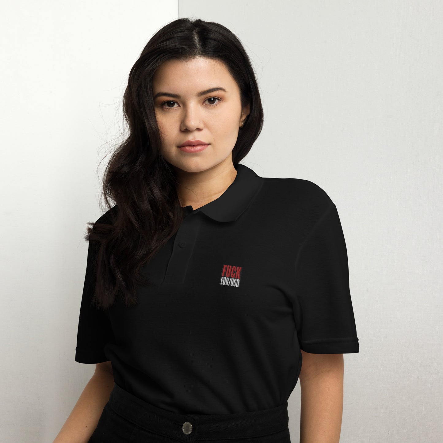 FUCK EURUSD polo shirt