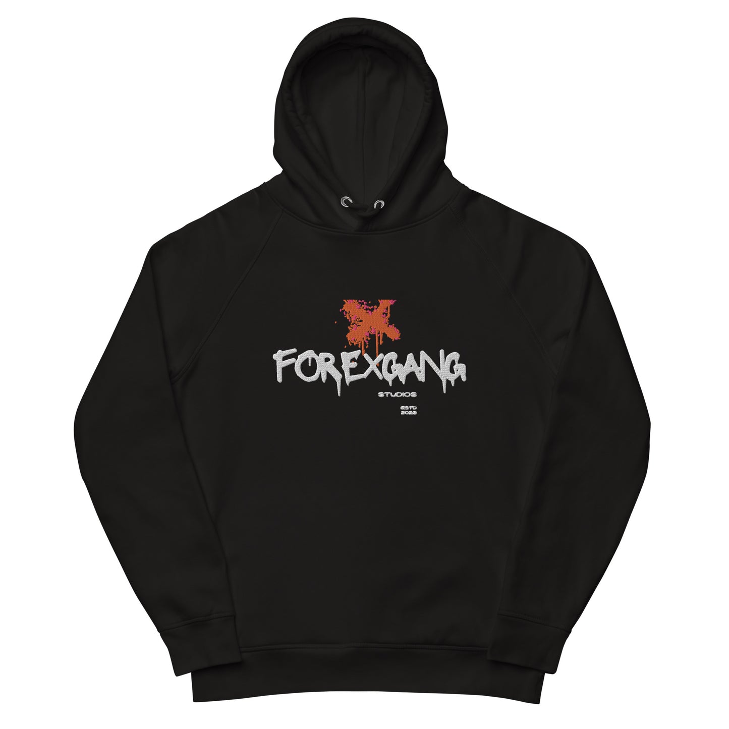 FOREXGANG X Graffiti Cross hoodie Black