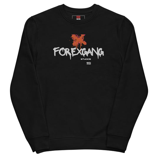 FOREXGANG X Graffiti Cross sweatshirt Black