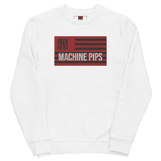 MACHINE PIPS sweatshirt WHITE