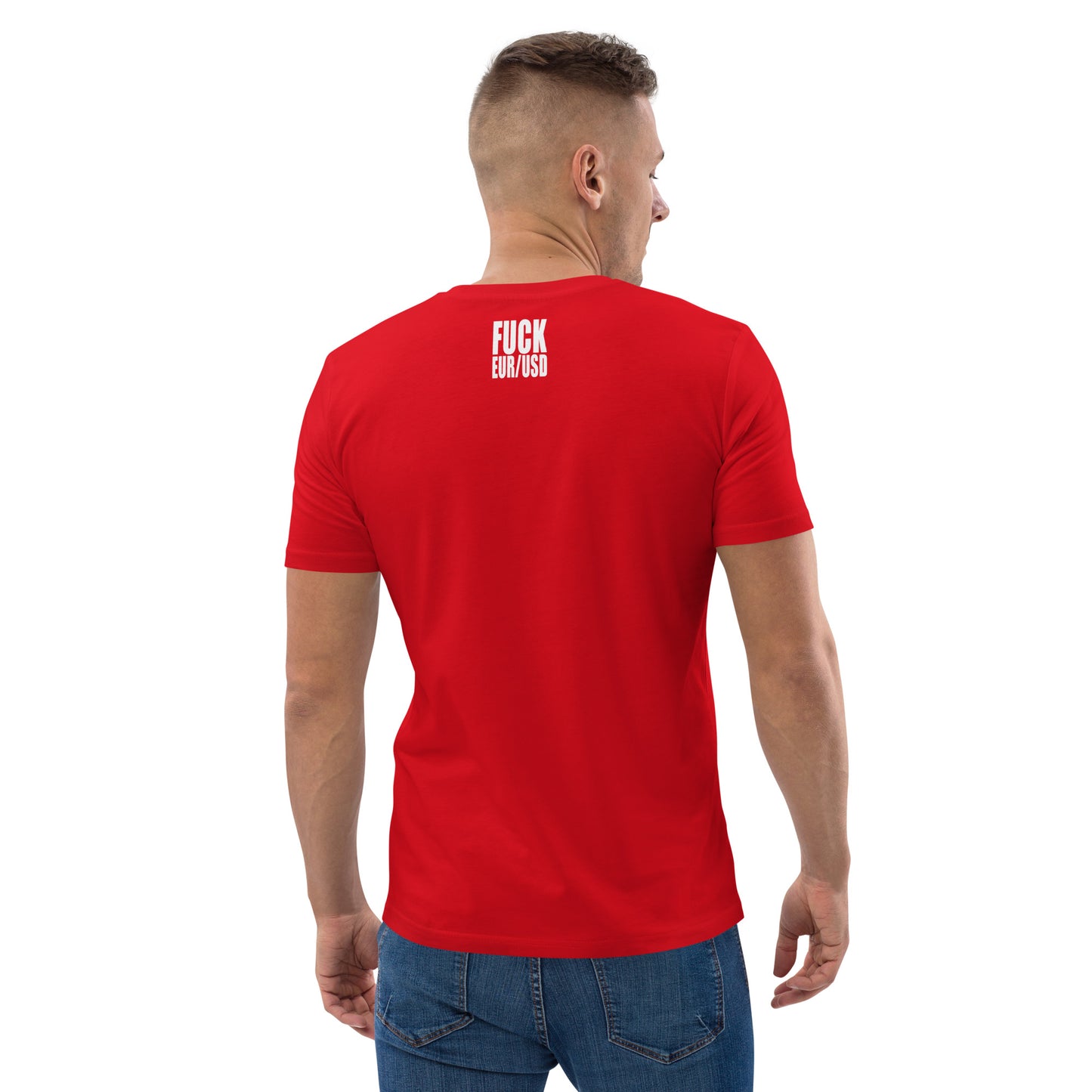 FUCK THE MARKET t-shirt RED