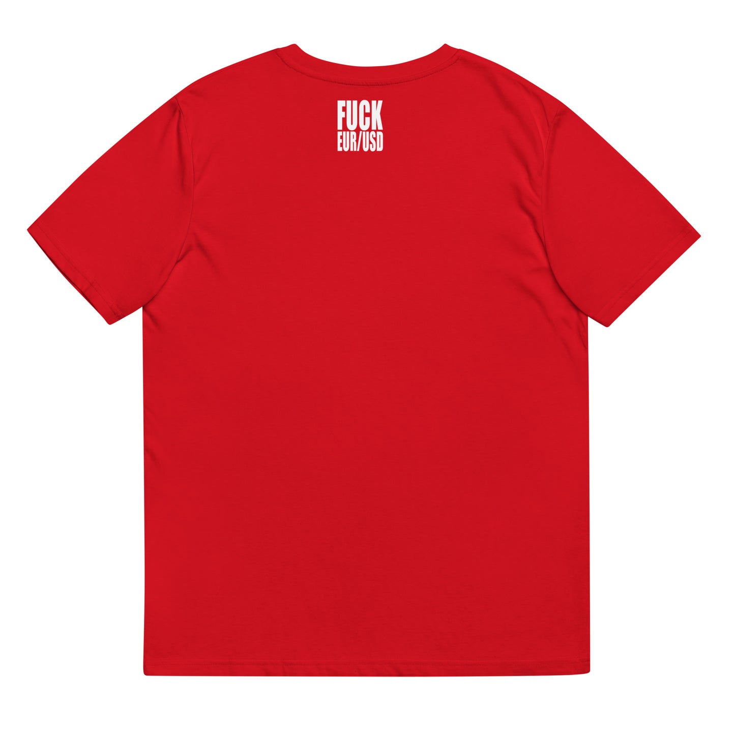 FUCK THE MARKET t-shirt RED