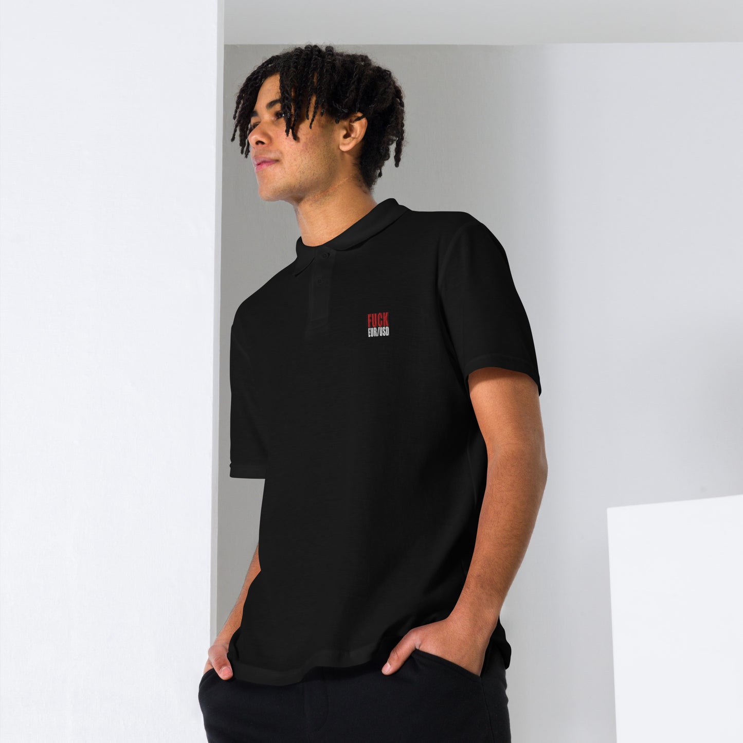 FUCK EURUSD polo shirt