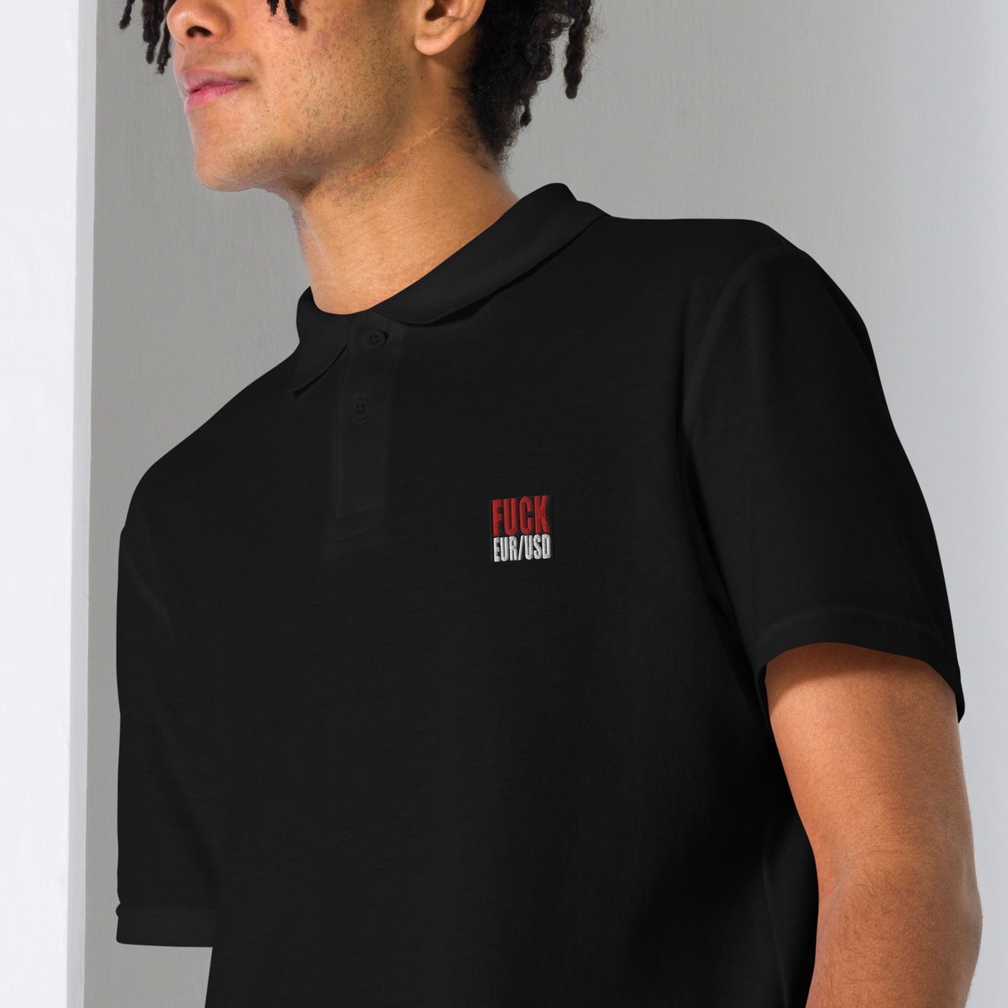 FUCK EURUSD polo shirt